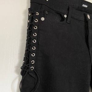 Hudson black Suki Skinny with embellishments